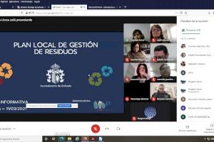 Limpieza Viaria y RSU celebra la Webinar del Plan Local de Gestión de Residuos de Orihuela