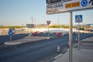 La Conselleria de Obras Públicas mejora el acceso desde la CV-300 a Foios y Meliana