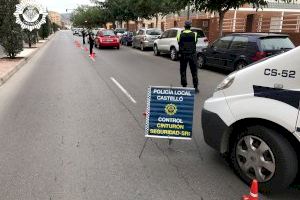 La Policia Local de Castelló controla més de 200 vehicles en la campanya d'ús del cinturó de seguretat
