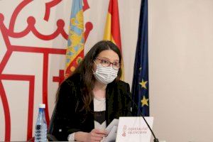 Mónica Oltra, tras el pleno del Consell de la semana pasada