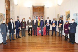 La Corporació municipal oferix una recepció a les autoritats que visiten Llíria amb motiu del Preolímpic