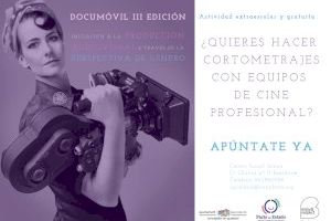 Igualdad lanza la tercera edición de ‘Documóvil’, taller de cine y género dirigido a estudiantes de ESO y Bachiller