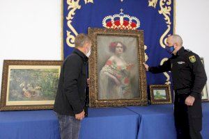 Las obras de arte robadas el pasado mes de agosto en Valencia vuelven a su legítimo dueño