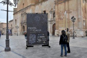 La exposición 'Pasos en la Calle' recoge imágenes de los 45 pasos de la Semana Santa ilicitana