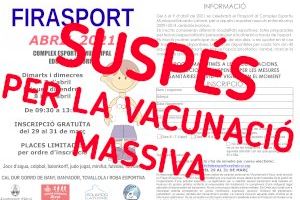 Se Suspén Firasport perquè el Complex Esportiu Eduardo Latorre acollirà la vacunació massiva