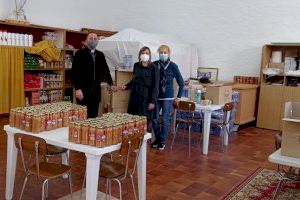 Oropesa del Mar entrega a Cáritas 1.800 kilos de alimentos para las personas en situación de vulnerabilidad