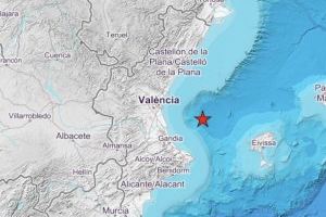 Doble terratrèmol esta nit en el Golf de València