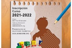 Benidorm abre el próximo martes la solicitud de plaza para las escuelas infantiles municipales y el SAPI