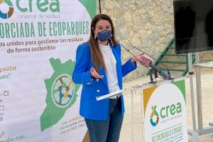 Mireia Mollà visita el ecoparque de Salinas y destaca el modelo de la nueva red que permitirá descuentos en la tasa de residuos de 14 municipios