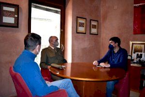 Visita del nuevo Subdelegado de Defensa en Morella
