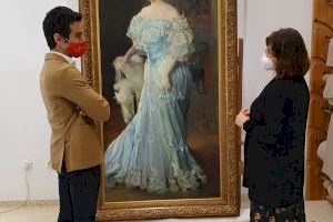 El quadre d’Isabel Bru pintat per Sorolla arriba al Museu de Belles Arts de València