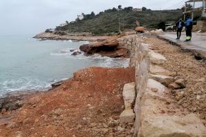 Avanzan las obras en costa sur de Peñíscola con previsión de finalizarse en mayo