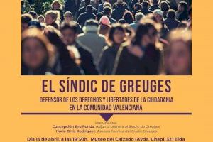 La Adjunta Primera al Síndic de Greuges ofrece en Elda una conferencia-coloquio para dar a conocer el funcionamiento de la institución