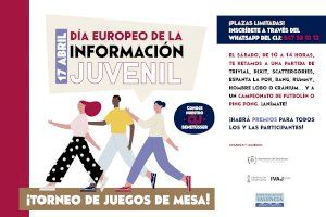 El CIJ de Benetússer organiza un torneo de juegos de mesa para celebrar el Día Europeo de la Información Juvenil