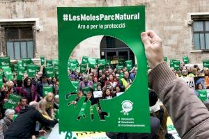 Les Moles pide a medio ambiente que tutele la protección del paraje natural hasta la aprobación definitiva por el Consell
