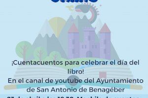 San Antonio de Benagéber celebrará el Día del Libro 2021 con dos cuentacuentos online