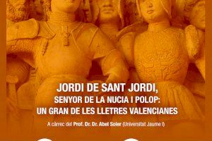 Conferencia on-line “Jordi de Sant Jordi, senyor de La Nucia i Polop” con motivo del “Dia del Libro”