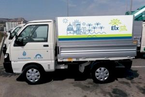 Comienzan a llegar los vehículos del nuevo servicio de limpieza "Elx Verda i Neta" que prestará la UTE Elche