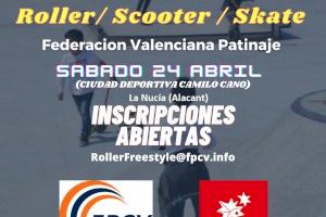Curso Gratuito de monitor de Scooter-Roller- Skate en La Nucía