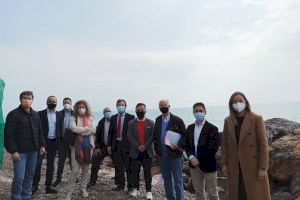 Cs se reúne con la asociación de vecinos de Almardà para estudiar soluciones integrales al deterioro de las playas