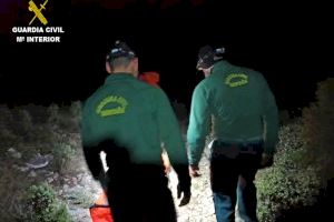 La Guardia Civil rescata en menos de 48 horas a otro senderista en un barranco de Ontinyent