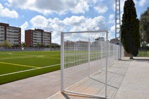 El Ayuntamiento de Elche concluye las obras de renovación integral y mejora del Polideportivo Altabix con dos nuevos campos de césped artificial de fútbol 11 y 7