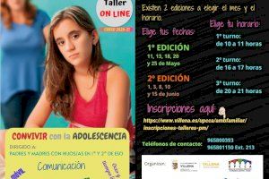 La UPCCA de Villena convoca los cursos de apoyo a familias con adolescentes