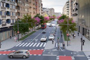 La futura avenida del Puerto de Valencia tendrá menos carriles para coche y más zona para ciclistas y peatones