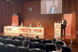 Jorge Rodríguez reivindica la importància dels sindicats en el V Congrés de CCOO de les Comarques Centrals