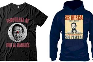 Denunciada una tienda por vender camisetas con la cara de Pablo Iglesias con la frase "Se busca vivo o muerto"