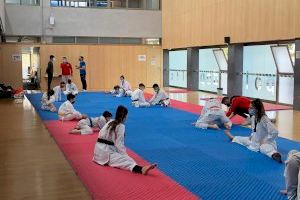 El club deportivo de Taekwondo TKD San Vicente preparó una sesión de entrenamiento conjunta con el club de Mutxamel Orhum Tao