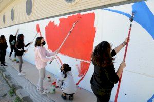 El circuito de arte urbano PaiportArt continúa con murales participativos en las escuelas e institutos
