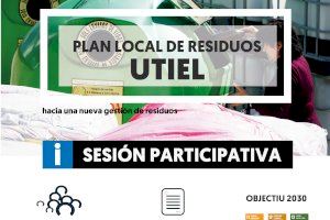 Utiel convoca sesión participativa para la redacción de su Plan Local de Gestión de Residuos (PLGR)