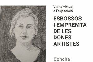 La artista Concha Mayordomo nos presenta a sus mujeres artistas en el claustro de l’Escola d’Art i Superior de Disseny de Castelló