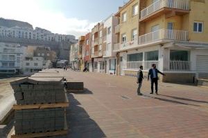 Peñíscola encara el final de las obras de reurbanización de la Avenida de la Mar