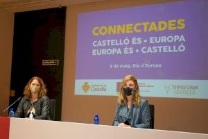 Castelló visibilitza en el Dia d'Europa la seua transformació a través dels fons europeus