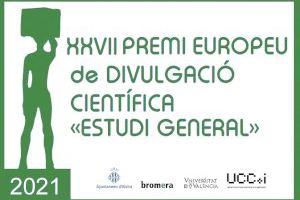 La Universitat de València y el Ayuntamiento de Alzira convocan el XXVII Premio Europeo de Divulgación Científica «Estudi General»