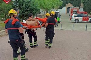 Rescatat un jove a Cañada (Alacant) després de caure per un camí i resultar ferit