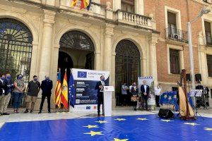 La Diputación de Castellón hace hincapié en el Pacto Verde y en la cooperación entre estados para conmemorar el día de Europa en la provincia