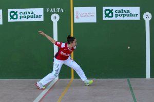 Aida de la escuela de Alcàntera-Càrcer ganó el oro en las finales de juveniles de Frontón Individual