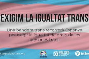 València acoge la campaña #ExigimoslaIgualdadTrans que reivindica la igualdad de las personas trans