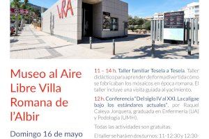 Con el ‘Taller Familiar Tesela a Tesela’ l’Alfàs celebra el domingo el Día Internacional de los Museos
