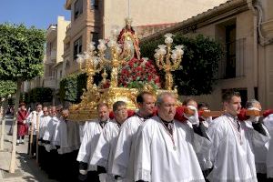 Misa de campaña para honrar a Santa Quitèria en Almassora