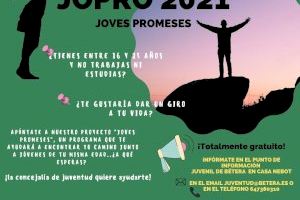 El Ayuntamiento de Bétera lanza el proyecto Joves Promeses (JOPRO)