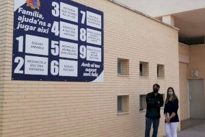 Museros instala un panel en el polideportivo municipal con las normas del deporte