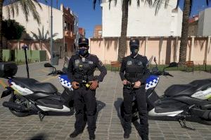 La Policia Local de Catarroja treballa en una campanya de conscienciació viària en el municipi