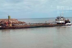 La Generalitat executa les obres de reposició de calats del port de Burriana