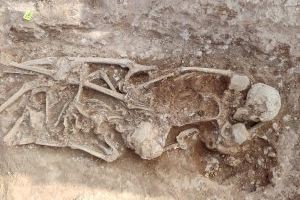 Encontrados restos de un yacimiento visigodo durante las obras de remodelación del CEIP Jaume I de Alcàsser