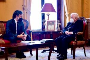 Colomer comparte el proyecto de promoción de la Ruta del Grial con el arzobispo de València