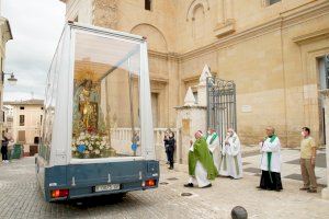 La imagen peregrina de la Virgen sigue de visita por Xàtiva y la Costera